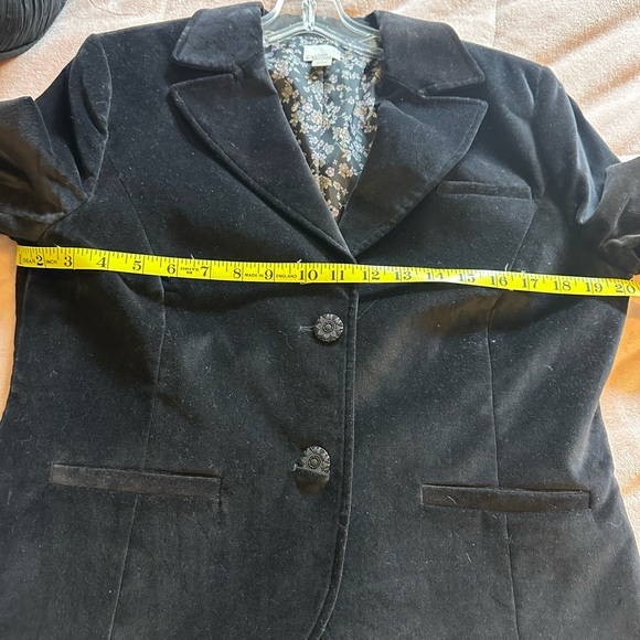 Caslon Black Velvet Blazer - Picture 6 of 7